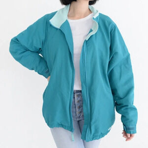 Cabela's Teal Windbreaker with Fleece Lining Jacket Size  XLarge